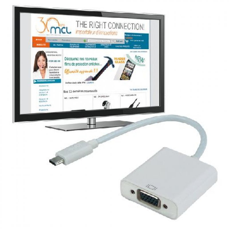 MCL Convertisseur USB 3.1 type C / VGA