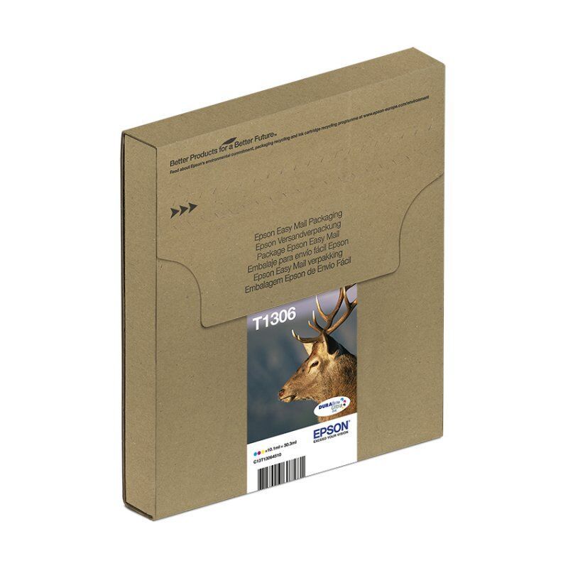 MLT.PCK 3COL.T1306 INK EASYMAIL DURABRITE ULTRA CY Y MG XL