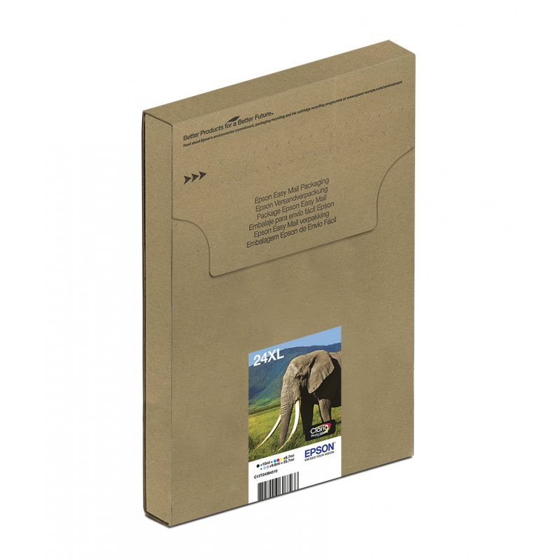 MLT.PCK 6-COLOURS 24XL EASYMAIL BLCK/CY+LIGHT/MG+LIGHT/Y/ RS BL.