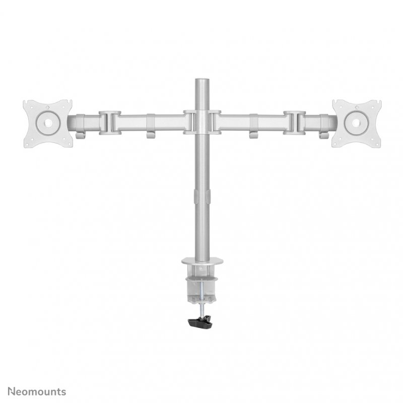 DESK MOUNT DUAL 10-27IN SILVER CLMP/GRM.MAX16KG.75X75TO100X100MM