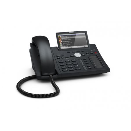 Snom D375 IP phone Black 12 lines TFT