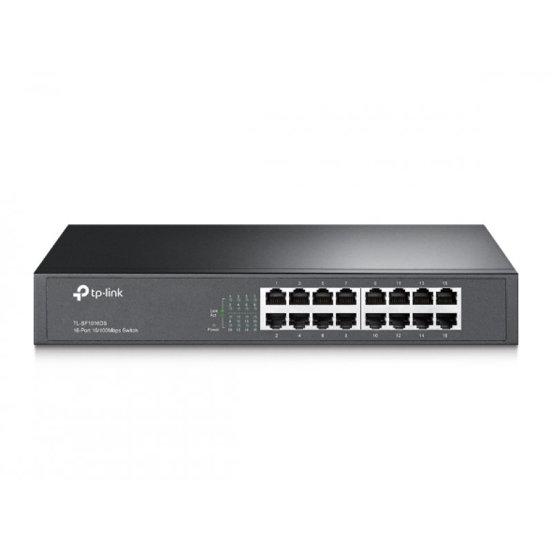 TP-Link TL-SF1016DS commutateur réseau Non-géré Fast Ethernet (10/100) 1U