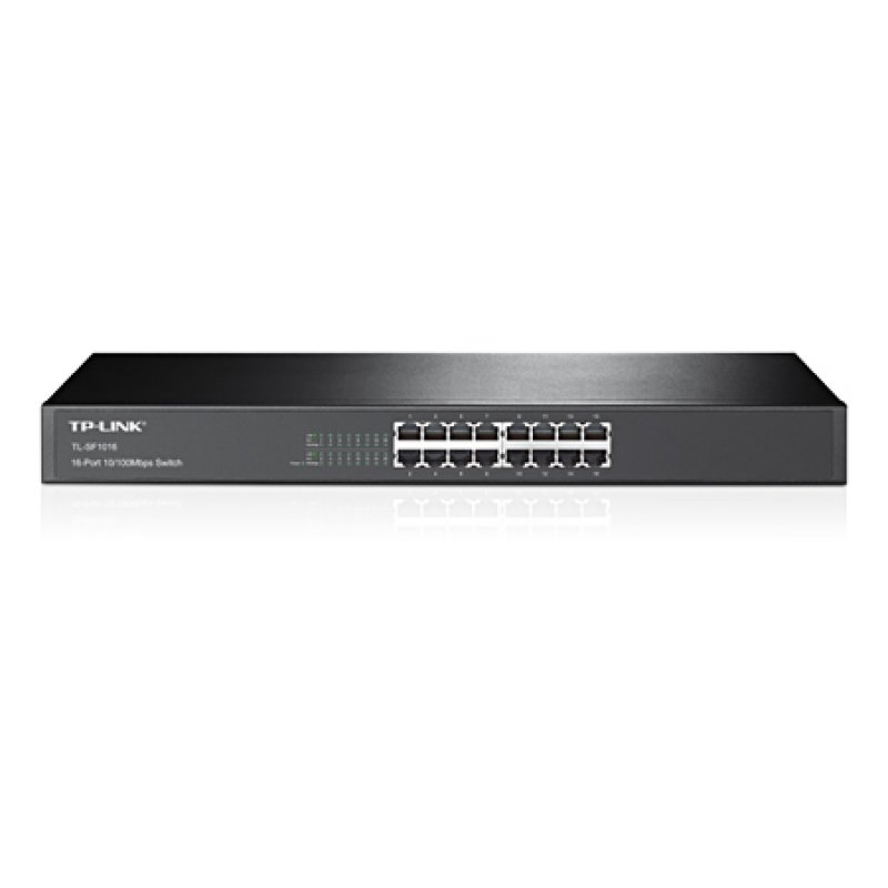 TP-Link TL-SF1016 Non-géré Fast Ethernet (10/100) 1U Noir