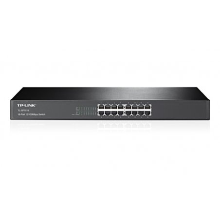 TP-Link TL-SF1016 Non-géré Fast Ethernet (10/100) 1U Noir