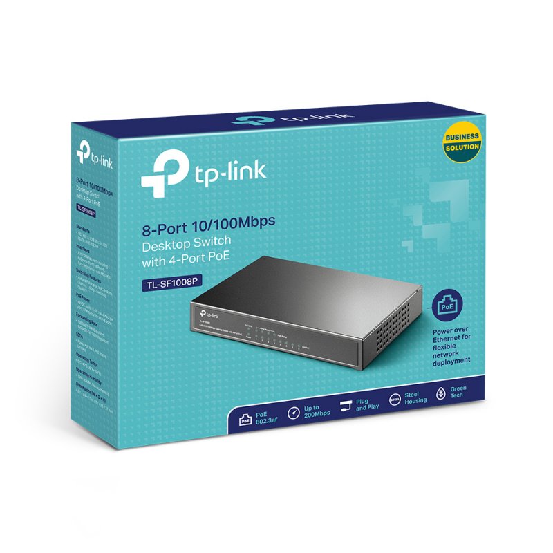 TP-LINK 8-port 10/100M PoE Switch