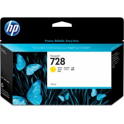 INK CARTRIDGE NO 728 YELLOW 130ML