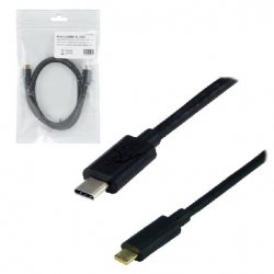 USB 3.1 TYPE TO USB 2.0 MICRO B MALE CABLE -1M