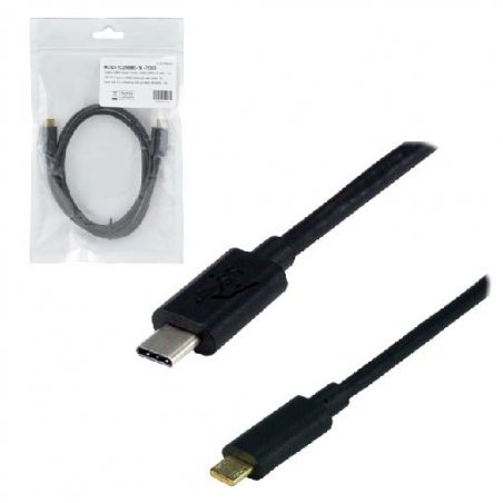 USB 3.1 TYPE TO USB 2.0 MICRO B MALE CABLE -1M