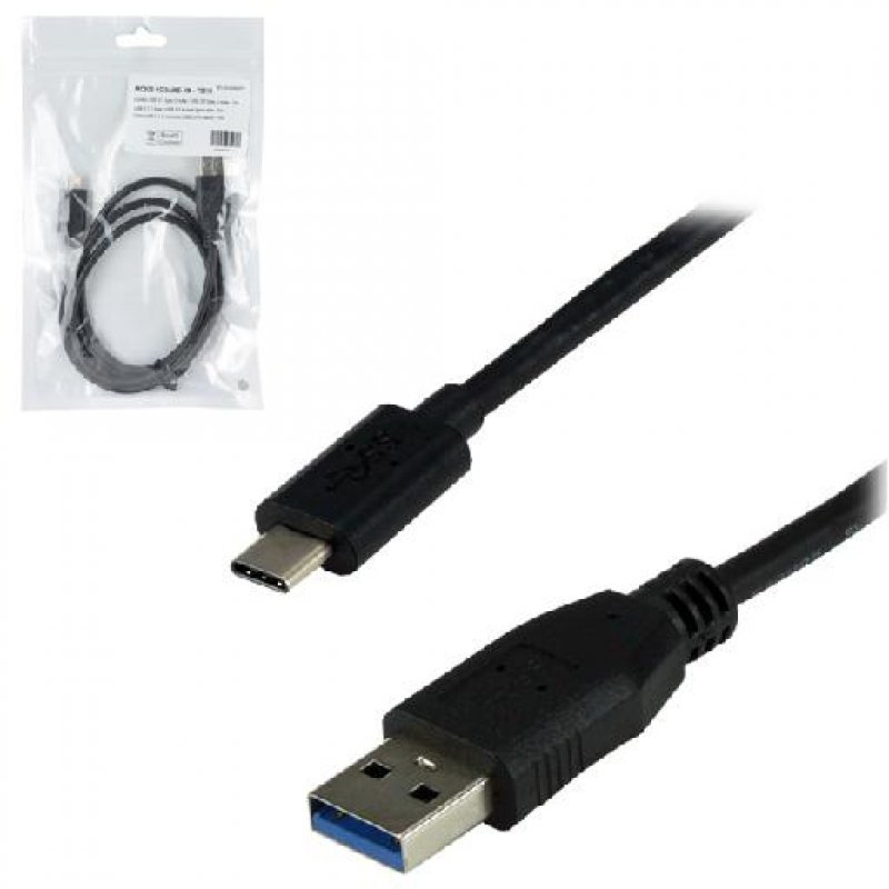 MCL USB 3.1 Type-C / USB 3.0 Type-A 1 m USB cable USB 3.2 Gen 1 (3.1 Gen 1) USB C USB A Black
