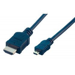 MCL MC386-2M HDMI cable HDMI Type A (Standard) HDMI Type D (Micro) Black