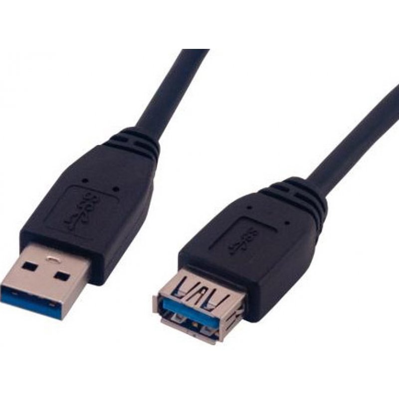 MCL USB 3.0, M/FM, 5m USB cable USB 3.2 Gen 1 (3.1 Gen 1) USB A Black