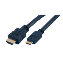 MCL 1m HDMI câble HDMI HDMI Type A (Standard) HDMI Type C (Mini) Noir