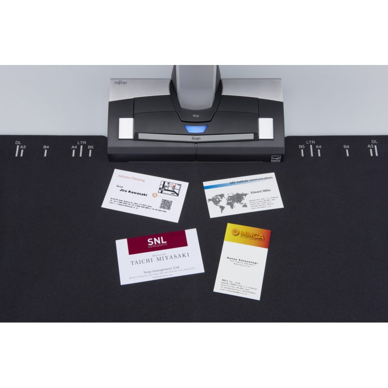 Fujitsu ScanSnap SV600 Scanner aérien 285 x 218 DPI A3 Noir, Blanc