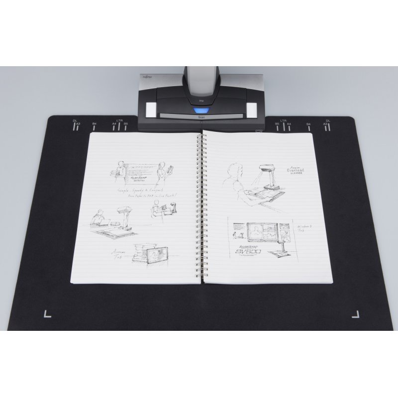 Fujitsu ScanSnap SV600 - Overhead-Scanner - Desktop-Gerät - USB 2.0