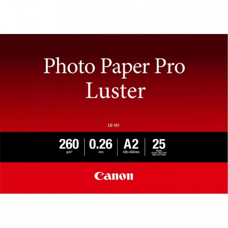 LU-101 A2 25 LUSTER PAPER(LU-101) 25 SHEETS