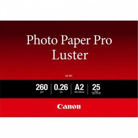 Canon LU-101 Luster Photo Paper Pro A2 - 25 Sheets