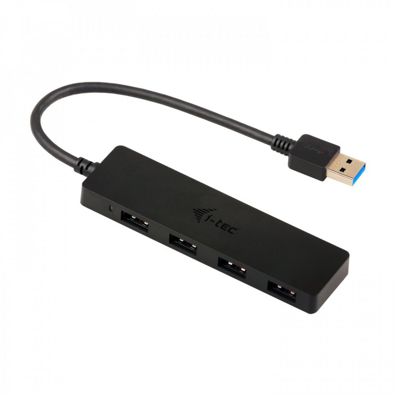 I-TEC SLIM PASSIVE HUB 4P BLACK USB 3.0 NO PS WIN AND MAC OS