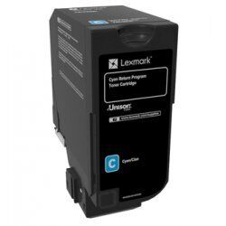 Lexmark 74C20C0 Cartouche de toner 1 pièce(s) Original Cyan