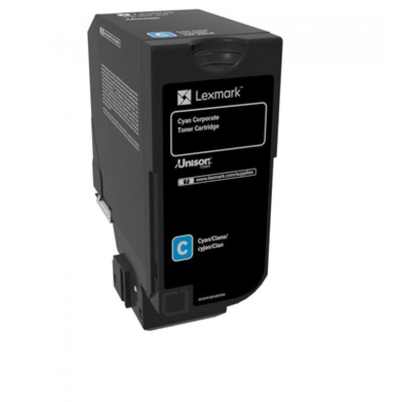 Lexmark 74C20CE Cartouche de toner 1 pièce(s) Original Cyan