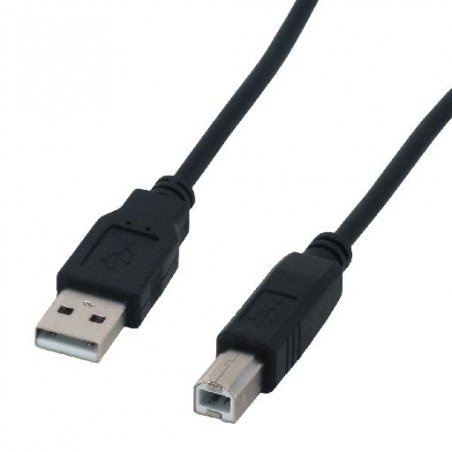 MCL USB 2.0 A/B 2m USB cable USB A USB B Black