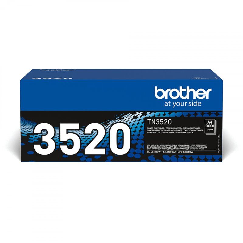 Brother compatible TN3520 - Schwarz - Original - Tonerpatrone