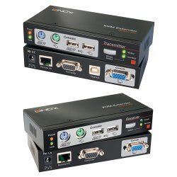 Lindy Cat.5 KVM Extender Combo 300with KVM Switches