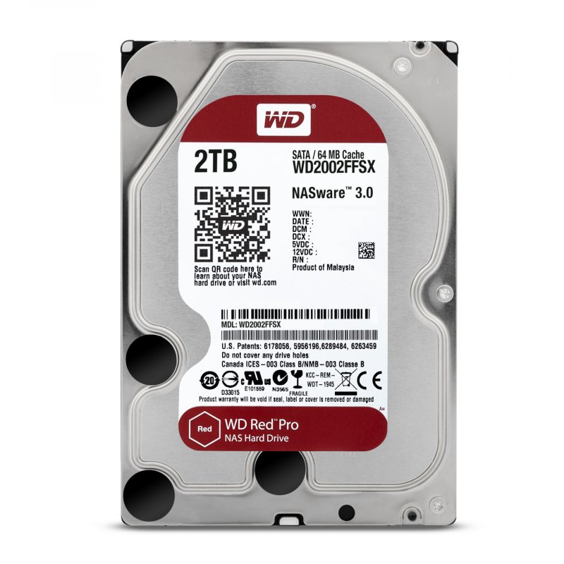 Western Digital Red Pro 3.5" 2 To Série ATA III