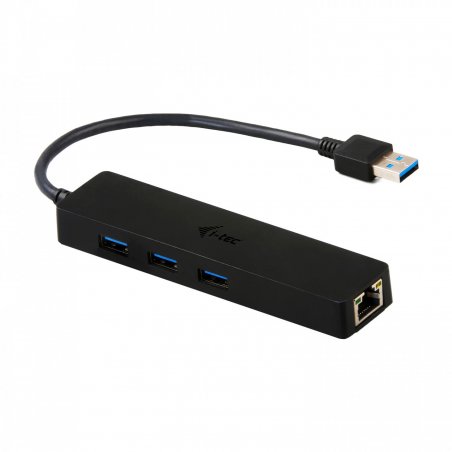 I-TEC SLIM HUB 3 PORT USB 3.0 GB ETHERNET ADAPTER WIN/MAC