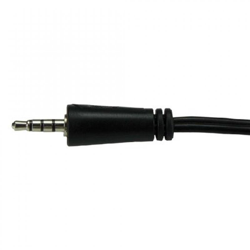 MCL CG-705 audio cable 0.09 m 3.5mm 2 x 3.5mm Black