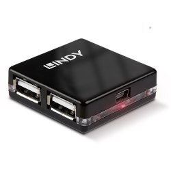 LINDY compatible Mini Hub USB 2.0 4 ports