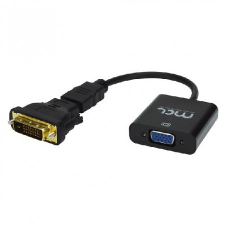 MCL CG-289C video cable adapter 0.25 m DVI-D HDMI Type A (Standard) Black