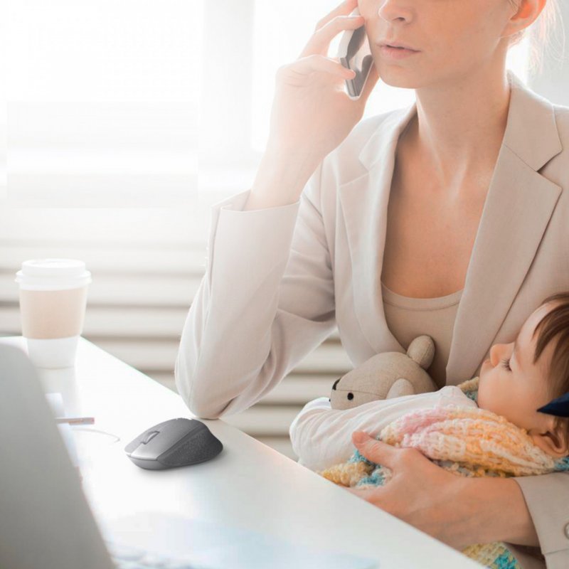 Logitech M330 SILENT PLUS - Maus - 2.4 GHz - Blau
