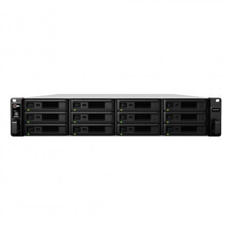 Synology RX1217RP boîtier de disques Rack (2 U) Noir, Gris