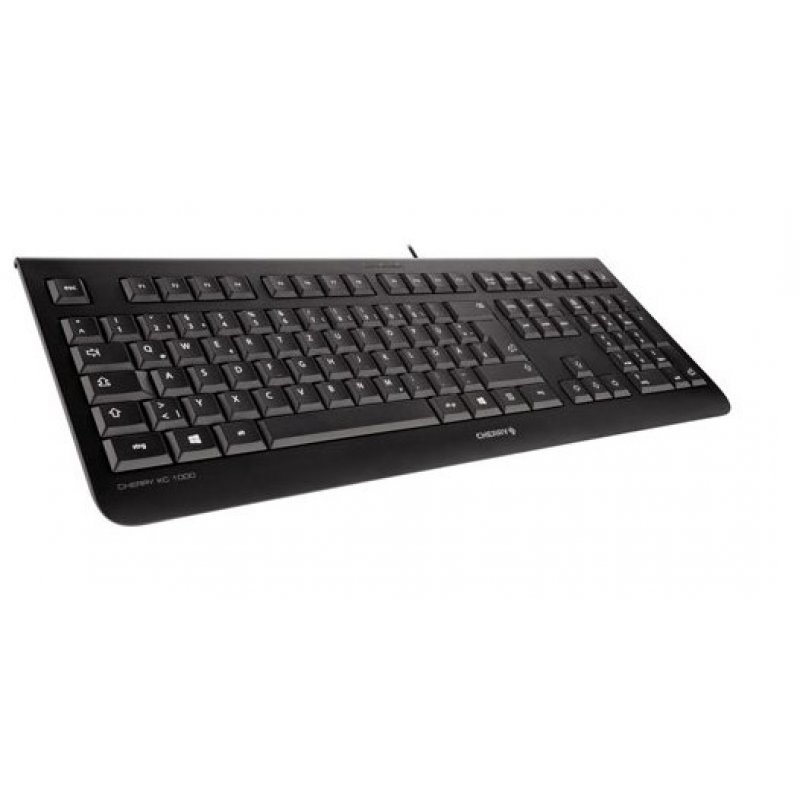 CHERRY KC 1000 keyboard USB AZERTY Belgian Black