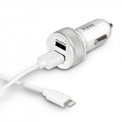 CAR CHARGER 2 USB a LIGHTNING