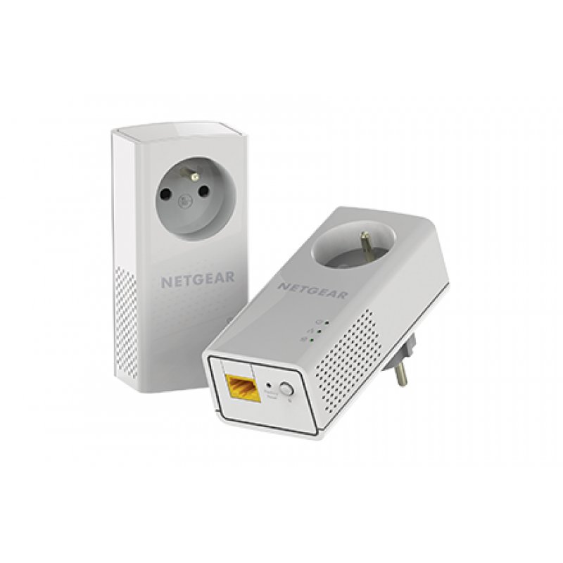 NETGEAR PLP1000-100FRS PowerLine network adapter 1000 Mbit/s Ethernet LAN White 2 pc(s)