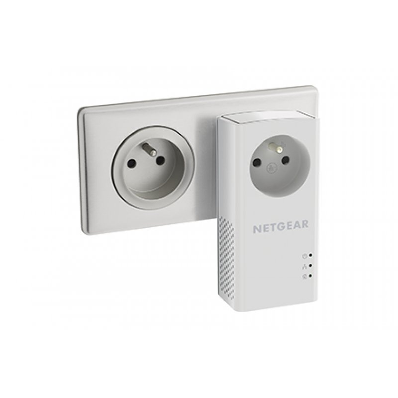 NETGEAR PLP1000-100FRS Adaptateur réseau CPL 1000 Mbit/s Ethernet/LAN Blanc 2 pièce(s)