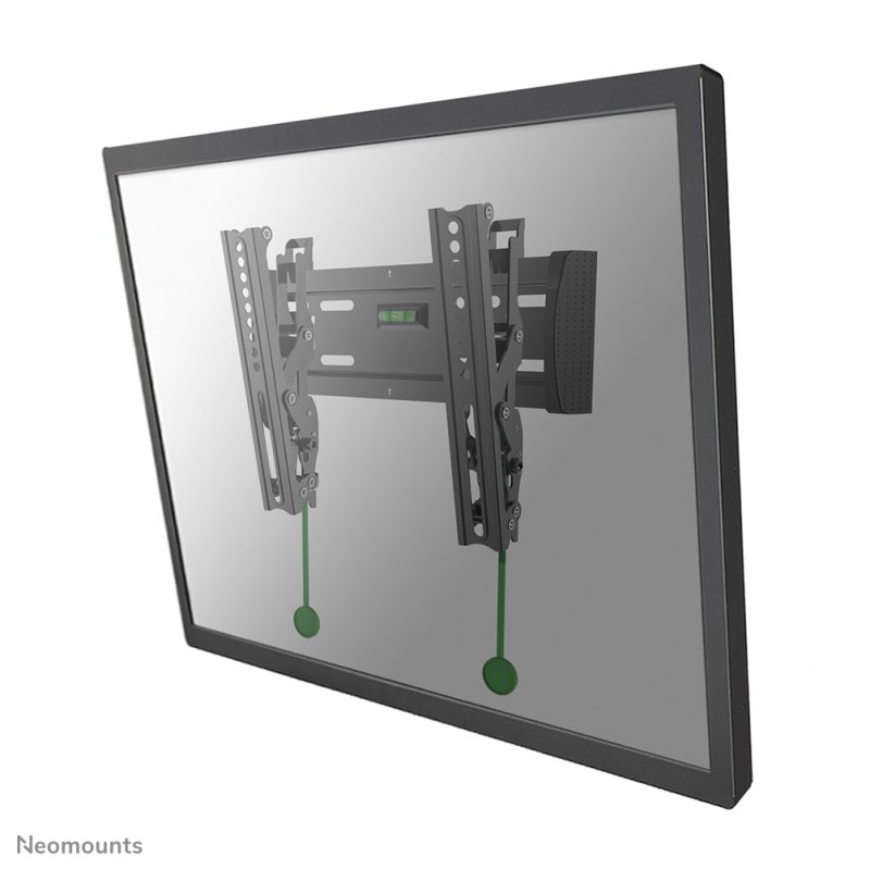 WALL MOUNT 10-40IN TILT BLACK MAX 20KG.VESA 75X75 TO 200X200MM