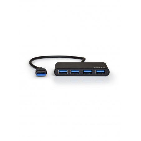 USB HUB 4 PORTS 3.0 Gris