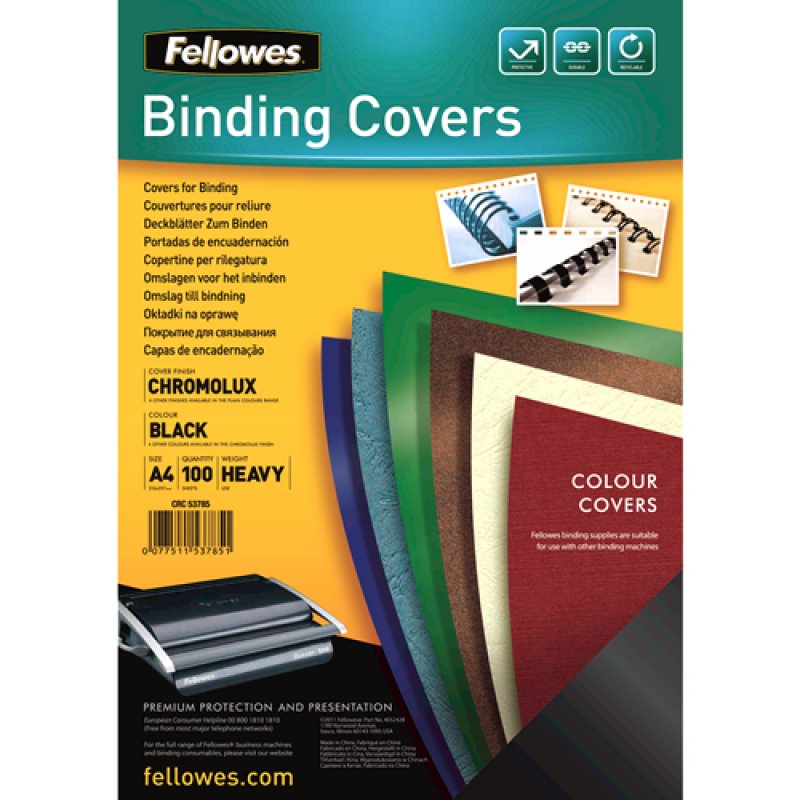 Fellowes Couvertures Brillantes Chromolux