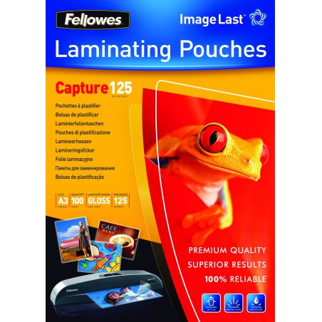 Fellowes compatible Pochette à plastifier, A3, brillante, 250 microns