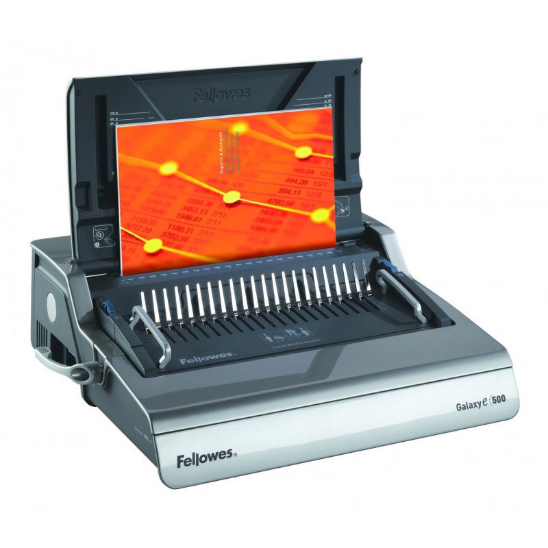 Fellowes compatible Perforelieur électrique par anneaux plastique