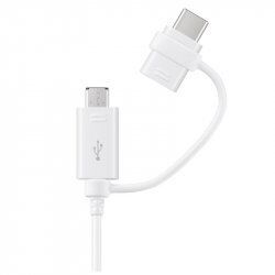 Samsung EP-DG930 câble USB 1,5 m USB 2.0 USB A USB C/Micro-USB B Blanc
