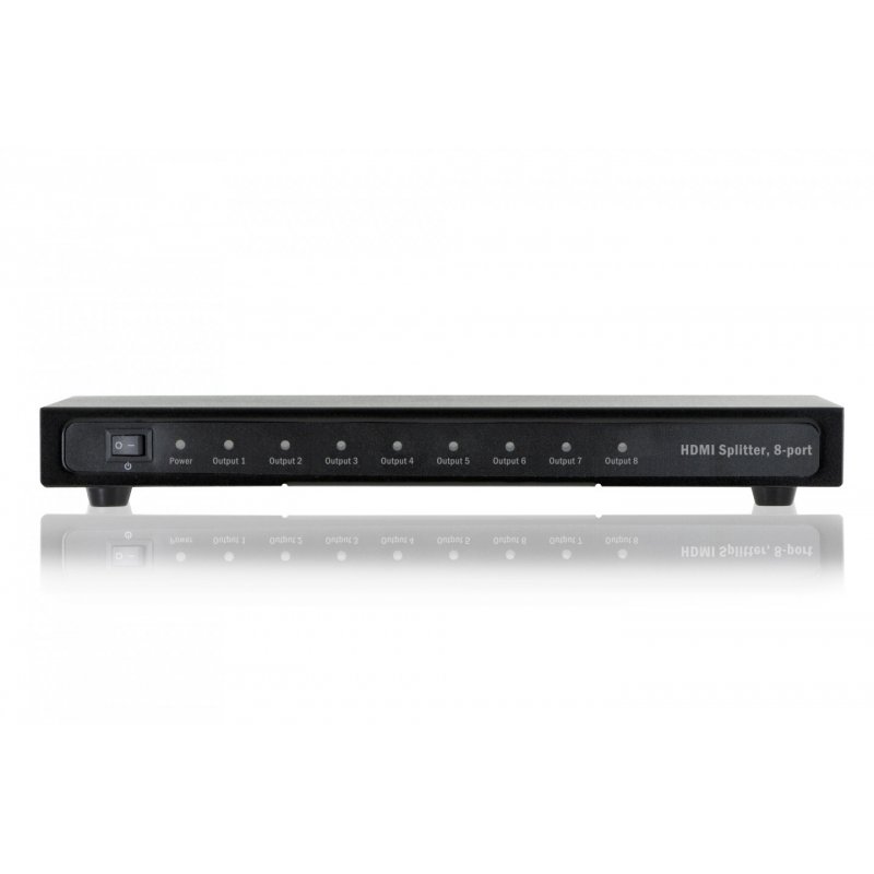 DIGITUS HDMI Video Splitter, 8 ports, boîtier métallique