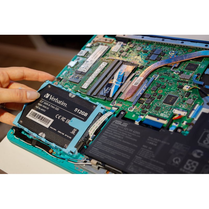 Verbatim compatible Vi550 - Solid-State-Disk - 512 GB - SATA 6Gb/s