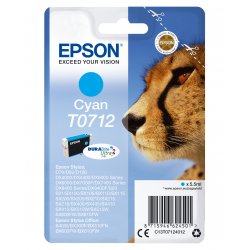 Epson Singlepack Cyan T0712 DURABrite Ultra Ink