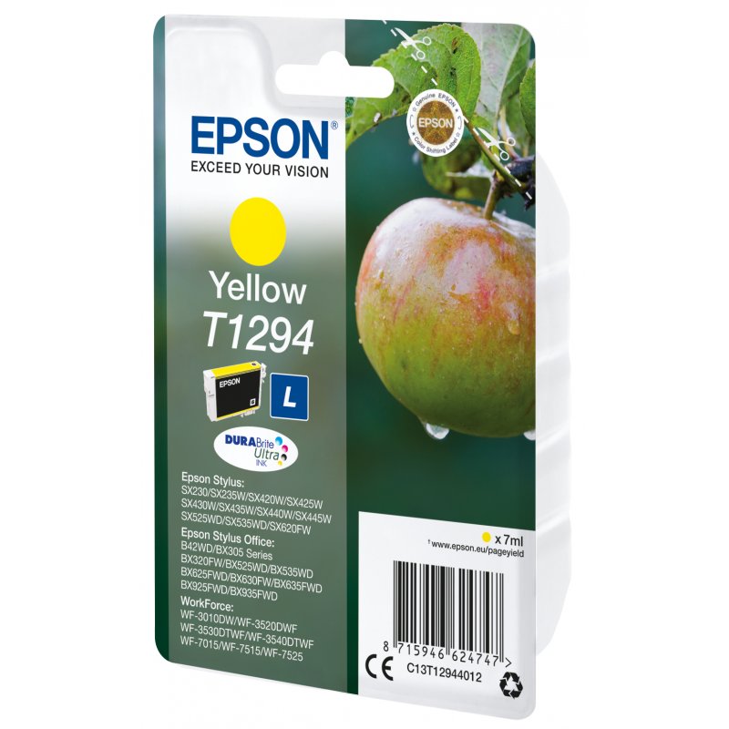 Epson compatible DURABrite Ultra Ink Tintenpatrone T1294 - Gelb