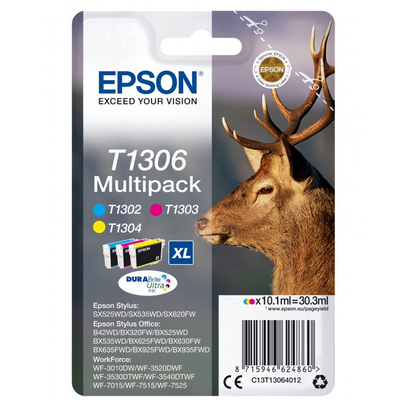 EPSON Encre DURABrite pr EPSON Stylus SX525WD, multipack