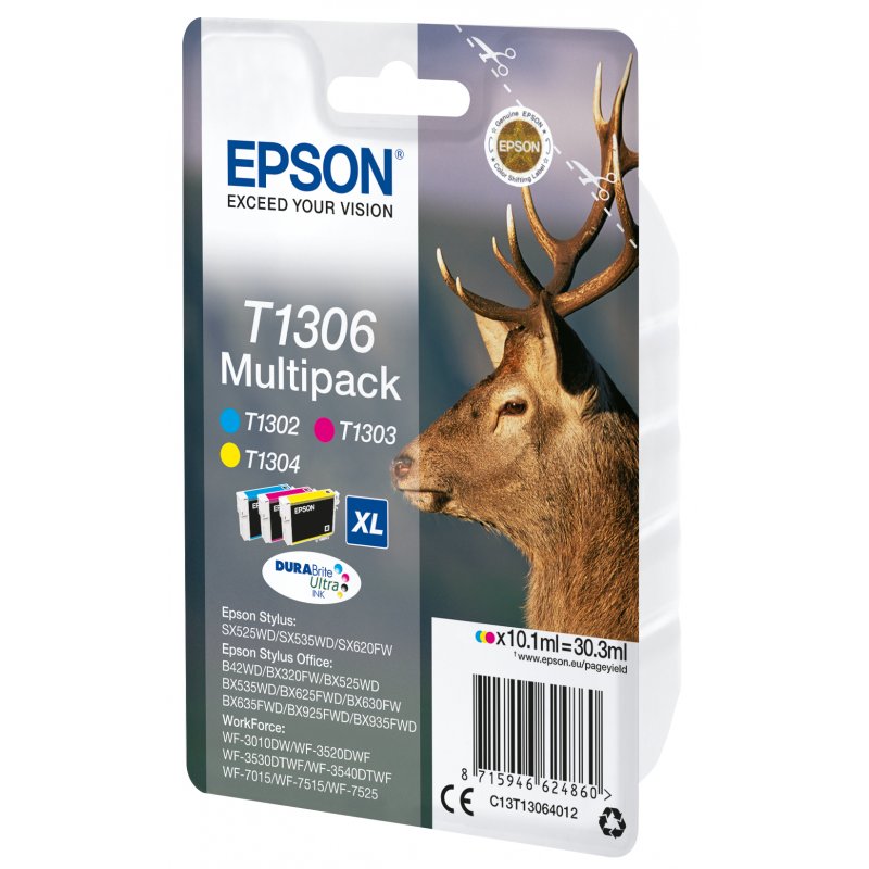 EPSON Encre DURABrite pr EPSON Stylus SX525WD, multipack