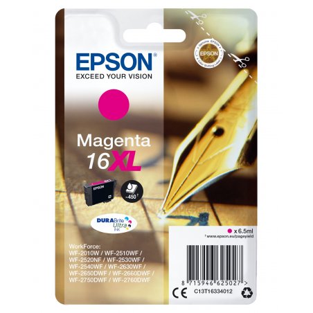 Epson Pen and crossword Cartouche "Stylo à plume" 16XL - Encre DURABrite Ultra M